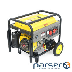 Генератор бензиновий COVAX CV10000LD-E2, 7.0kW, однофазний 220V, 50Hz, DC12V, 18HP, Recoil / Electri