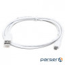 Date cable USB 2.0 AM to Micro 5P 0.6m Pro white REAL-EL (EL123500022)