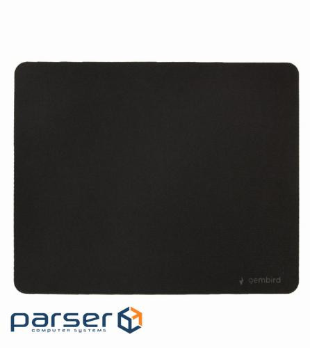 Килимок Gembird MP-S-BK SBR гума, чорний, 220x180мм 
