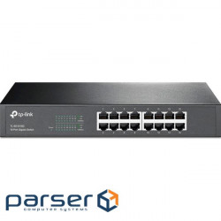 Network switch Cisco SG350X-48-K9-EU Тип - управляемый 3-го уровня, форм-фактор - в стойку, количество портов - 54, порты - SFP+, Gigabit Ethernet, комбинированный, возможность удаленного управления - управляемый, коммутационная способность - 176 Гбит/ с, размер таблицы МАС-адресов - 64000 Кб, корпус - Металический, 48x10/ 100/ 1000TX, 2хSFP+ TP-Link TL-SG1016D