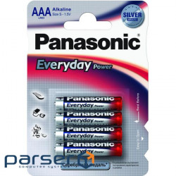 Батарейка Panasonic AAA LR03 Everyday Power * 4 (LR03REE/4BR)