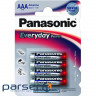 Panasonic AAA bat Alkaline 4pcs Everyday Power (LR03REE/4B) (LR03REE/4BR)