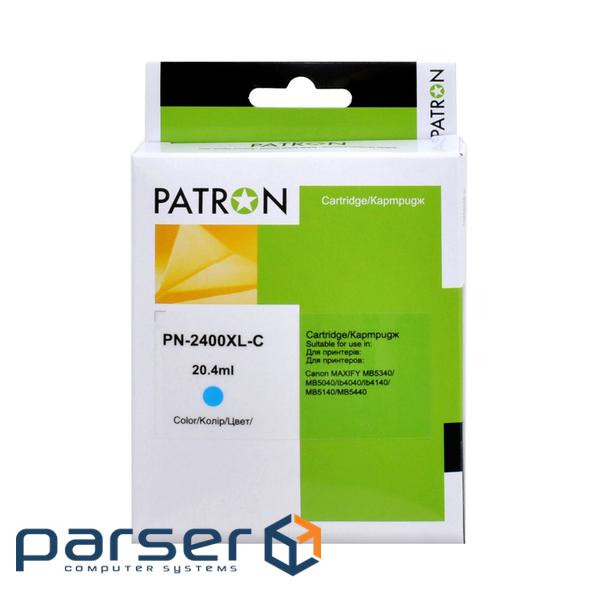 Картридж Patron Canon PGI-2400C XL (9274B001) 1800 арк (PN-2400XL-C)