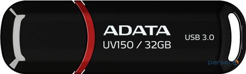 USB накопичувач A-Data AUV150 32Gb Black (AUV150-32G-RBK)