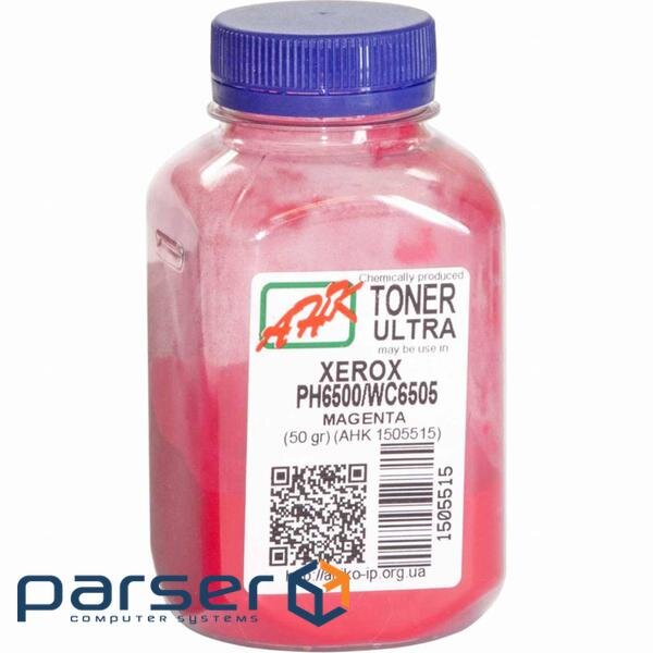 Тонер Xerox Ph6500/WC6505, ULTRA COLOR, 50г Magenta AHK (1505515)