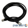 Патч-корд 0.25м UTP cat.5e, CU, 24AWG, black GEAR (GPC-UTPCURJ45-0.25B)