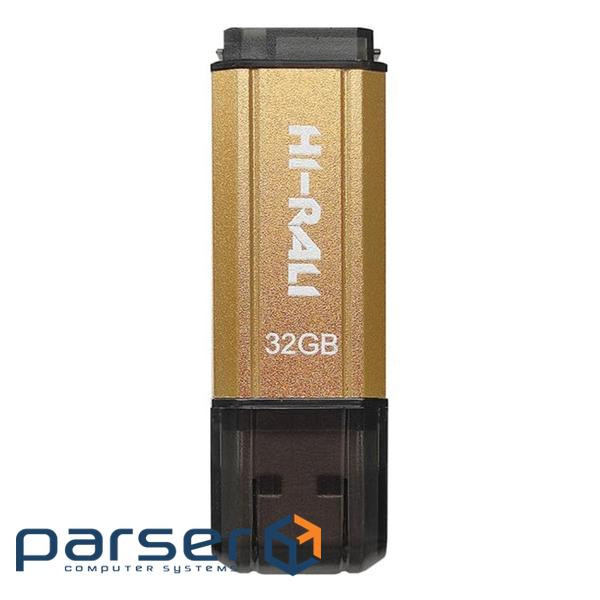 Флеш-накопичувач Hi-Rali 32 GB Stark Series Gold (HI-32GBSTGD)
