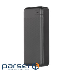 Battery universal 2E 20000mAh, DC 5V, 2.1A, Type-C, MicroUSB, USB-A , black (2E-PB2004-BLACK)