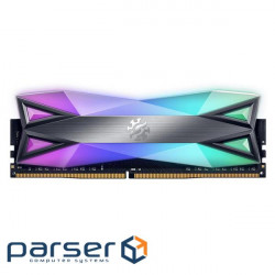 Memory module ADATA XPG Spectrix D60G RGB Tungsten Gray DDR4 3600MHz 8GB (AX4U36008G18I-ST60)