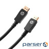 Кабель HP DisplayPort-DisplayPort v1.2, 1м Black (DHC-DP01-1M)