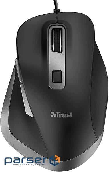Миша Trust Fyda Comfortable ECO Black/Grey (24728)