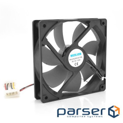 Кулер корпусний Merlion 9025 DC sleeve fan 4pin 92*92*25мм, 1300об/хв (CC-92*92*25 / 4)