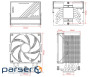Кулер процесорний ID-Cooling Frozn A610 Black, Intel: 2011/1700/1200/1151/1150/1155/1156, AMD: AM5/