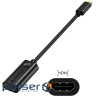 Перехідник USB-C M to HDMI F 0.15m 4K60Hz black Choetech (HUB-H04BK-V5)