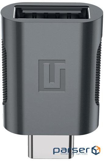 Адаптер ArmorStandart OTG Type-C to USB-A Space Grey (ARM69356)
