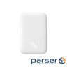 Батарея універсальна Baseus Airpow 6000mAh 20W Mag White (P10022807213-00)