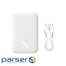 Батарея універсальна Baseus Airpow 6000mAh 20W Mag White (P10022807213-00)