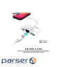 Адаптер Lightning to RJ45 Ethernet + USB 3.0 OTG + Lightning Promate (gigalink-i.white)