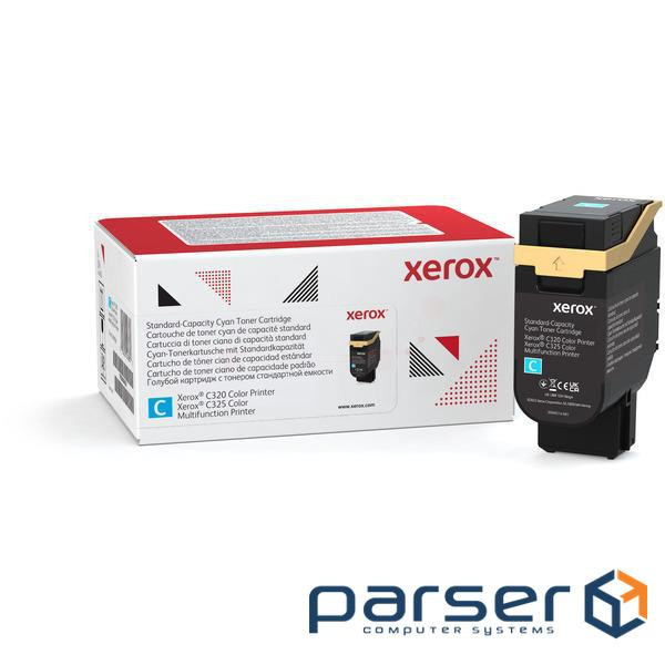 Тонер картридж Xerox C320/C325 Cyan (1800 стор) (006R04824)