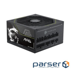 Блок живлення ATX 1000W MAG A1000PLS PCIE5 MSI