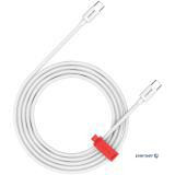 CANYON cable CC100AB C-C 100W Braided 1.2m White (CND-CC100AB12W)
