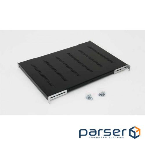 19'' Монтажна стаціонарна посилена полиця (650мм), до 150 кг (RAB-UP-650-H4)