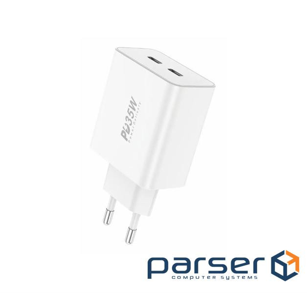 AC charger Foneng EU50 PD35W Fast Charger (2USBх 3A) White (EU50-CH)