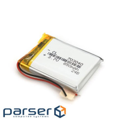 Літій-полімерний акумулятор 7*30*40mm (Li-ion 3.7В 750мА&middot,год) (703040) ) (703040)