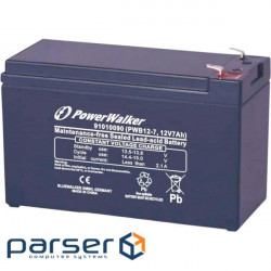 Аккумуляторная батарея POWERWALKER PWB12-7 (12В, 7Ач) (91010090)