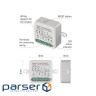 Модуль управління розумним будинком EMOS H5109 Smart Motor Control ZigBee 3.0 Single Channel