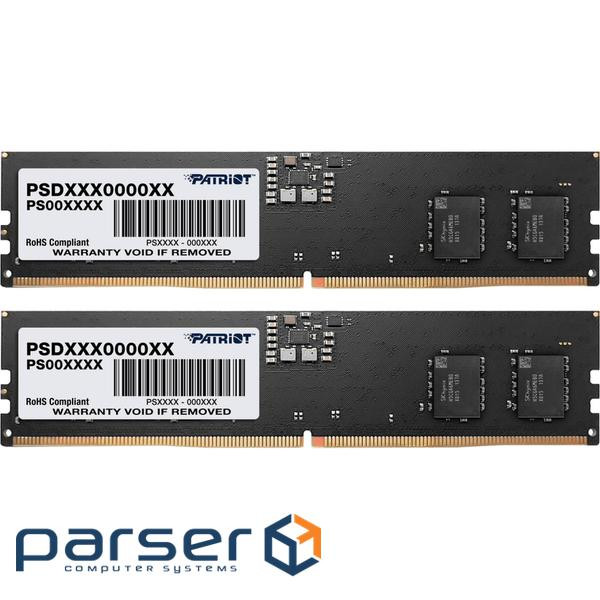 Модуль пам'яті PATRIOT Signature Line DDR5 5200MHz 16GB Kit 2x8GB (PSD516G5200K)
