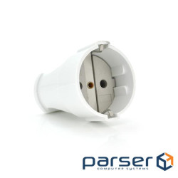 Штепсельний роз&apos,єм пластиковий з заземленням 16A 250V OA1020, Q15