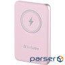 Повербанк із бездротовою зарядкою VERBATIM Charge 'n' Go 10000mAh Pink (32248)
