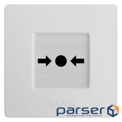 Извещатель Ajax Manual Call Point (White) (8EU) ASP ручной беспроводной