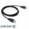 Дата кабель USB 2.0 AM/AF 3.0m Vinga (VCPUSBAMAF3BK)