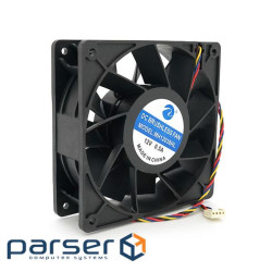 Кулер для охолодження серверних БП 12038 DC sleeve fan 4pin - 120*120*38мм , 12V / 05A (MH12038HL)