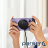 Бездротове ЗУ Baseus Simple Mini3 Magnetic Wireless Charger 15W purple (CCJJ040205)