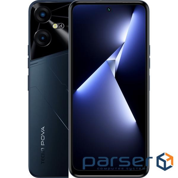Smartphone Tecno Pova Neo-3 (LH6n) 4/128GB Dual Sim Mecha Black (4894947005336), 6.82'' (1640x 720) IPS
