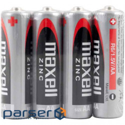 Battery MAXELL Zinc AA 4pcs/pack (M-774406.00.EU) (4902580153403)