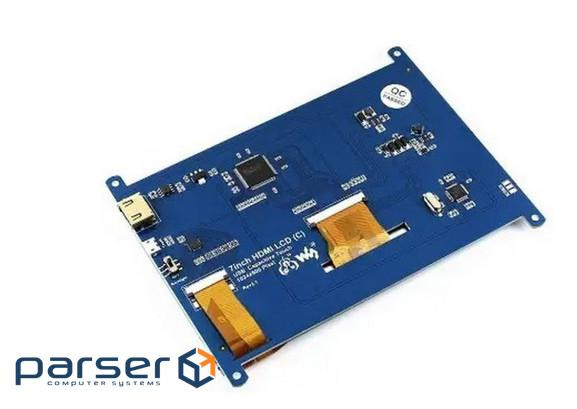Екран Waveshare 7'' 1024x600 LCD IPS Capacitive TS HDMI для PI 3/PI 4/Banana Pi (RA420)