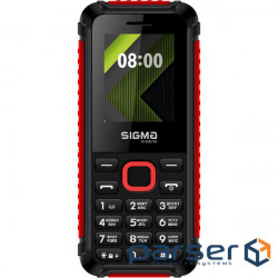 Мобільний телефон Sigma X-style 18 Track Black-Red (4827798854426) (X-style 18 Track Black/Red)