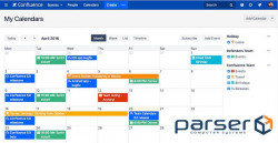 Atlassian Team Calendars for Confluence
