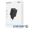 СЗУ Proove Pocket Gan 45W Type-C + USB black (WCPG45110001)