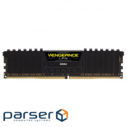 Модуль пам'яті CORSAIR Vengeance LPX Black DDR4 3600MHz 16GB (CMK16GX4M1Z3600C18)