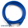 Патч корд Ritar 0.5м, RJ-45, Cat.6, CU, медь, синий (03239)