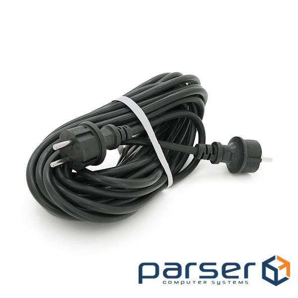 Кабель із двома литими вилками для підключення генератора, подовжувач 10 м ГОСТ (С8-02х2,5-10-JJ) 2,5-10-JJ)