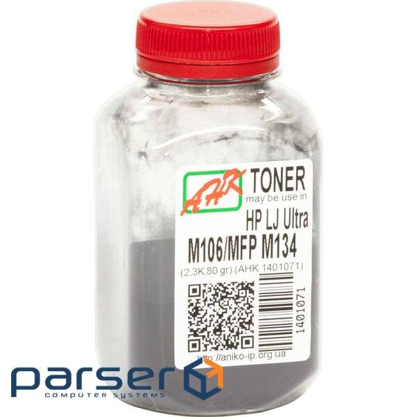 Тонер HP LJ Ultra M106w/M134a/134fn, 80г Black AHK (1401071)