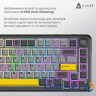 Ігрова механічна клавіатура AK820 MAX Magnetic switches-Black-Gray-Yellow-RGB (AK820MAX-WM-BGY)