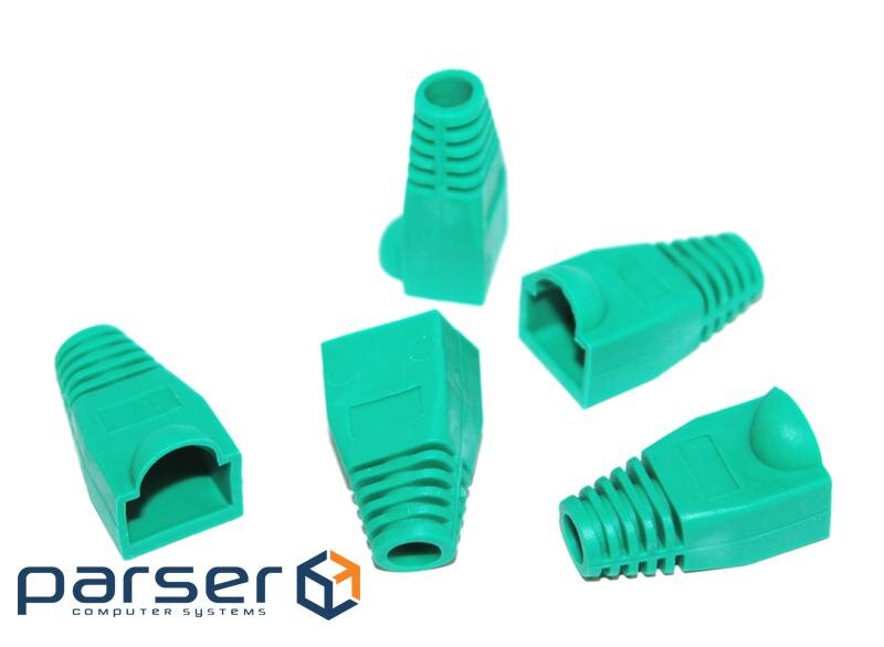 Ковпачок коннектора RJ-45 Green (100 шт / уп.) Merlion (CPRJ45ML-GN)