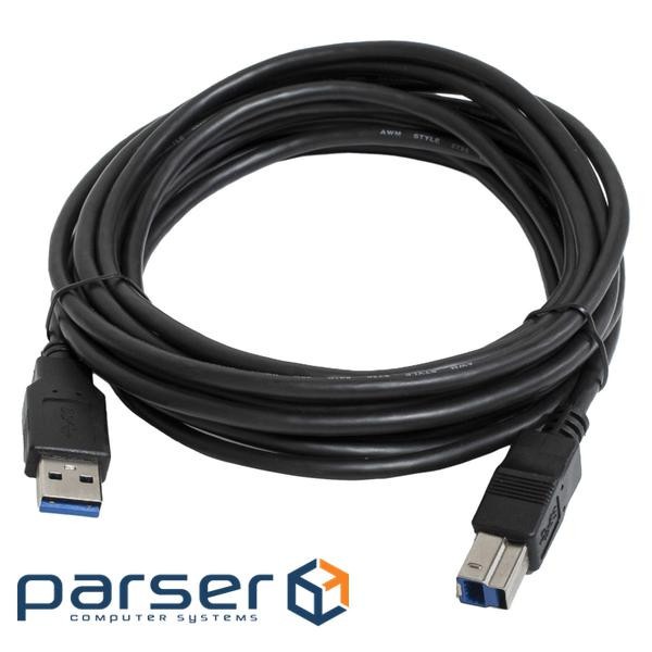 Кабель для принтера USB 3.0 AM/BM 4.5m black Patron (CAB-PN-AMBM-USB3-45)
